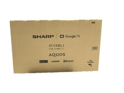 SHARP AQUOS 4T-C43EL1 4K 液晶 テレビ 43インチ 家電