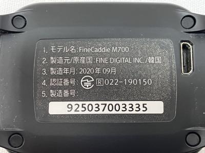 FINE CADDIE M700 gps ゴルフナビ - その他