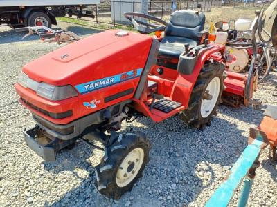 静岡県発 トラクター ヤンマー Ke-3D 13.5馬力 256時間 4WD ロータリー付き  直