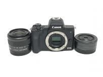 Canon EOS Kiss M EF-M 22mm 1:2 STM 15-45mm 1:3.5-6.3 IS STM ダブルレンズ 一眼レフ カメラ 趣味 撮影の買取