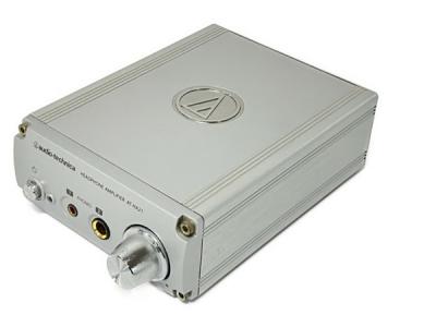 audio-technica オーディオテクニカ  AT-HA21 ヘッドホンアンプ シルバー