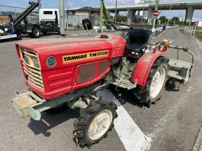 宮城県 加美郡 ヤンマー YM1510D 15馬力 トラクター 738H ディーゼル 4WD ロータリー付 RS1202 農機具 輸出 農業機械