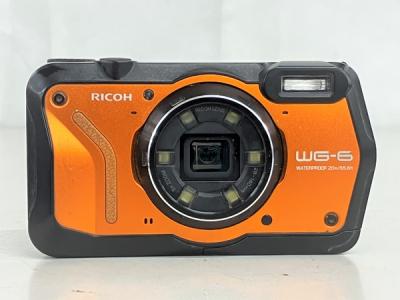 RICOH WG-6 デジタル カメラ 防水 ORANGE 4K