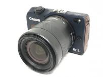 Canon EOS M2 ミラーレス 一眼カメラ ZOOM LENS EF-M 18-55mm 1:3.5-5.6 IS STM ズーム レンズ キット 趣味 撮影の買取