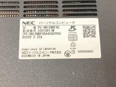 NEC PC-GN12NBFAS(ノートパソコン)の新品/中古販売 | 1849611 | ReRe[リリ]
