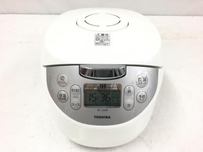 TOSHIBA 東芝 IH ジャー 炊飯器 RC-10HK 5.5合炊き 2017年製 ホワイト 家電