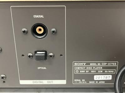 SONY CDP-X77ES(CDプレーヤー)の新品/中古販売 | 1404231 | ReRe SONY CDP-X77ES(CDプレーヤー)の新品/中古販売 | 1404231 | ReRe