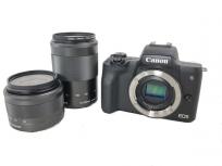Canon EOS Kiss M2 ダブルズームキット EF-M15-45 IS STM EF-M55-200 IS STM デジタル 一眼ノンレフ カメラ キヤノンの買取
