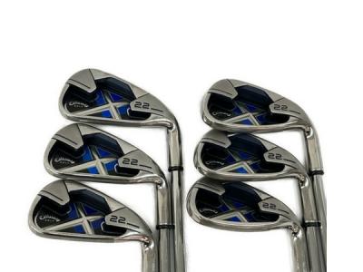 Callaway X-22 5-9I PW SW アイアン クラブ 7本