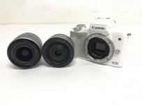 Canon EOS Kiss M ミラーレス一眼レフ カメラ ダブルレンズキット 趣味 撮影の買取
