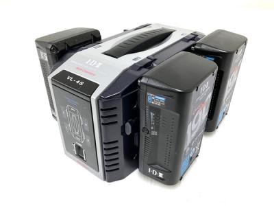 IDX VL-4S 4連 チャージャー バッテリー 3個付き 業務用 アイ・ディー・エクス