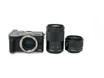 Canon EOS M6 カメラ ボディ ダブル レンズ キット ミラーレス 一眼 キャノンの買取