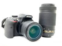 Nikon ニコン D3400 NIKKOR 18-55mm 3.5-5.6G 70-300mm 4.5-6.3G ダブルズーム 光学機器の買取