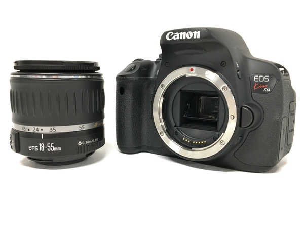 Canon EOS Kiss X6i ボディ ZOOM LENS EF-S 18-55mm 1:3.5-5.6 USM