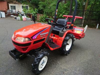 岩手県発 ヤンマー Ke-40 ディーゼル トラクター 482h 4WD 四駆 安全フレーム 農用 乗用 ロータリー 付 直