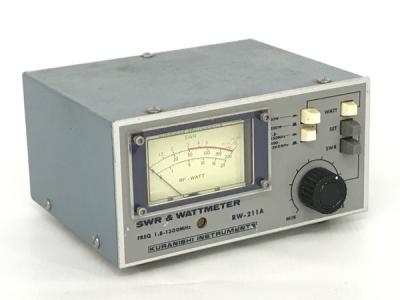 KURANISHI RW-211A SWR &amp; WATTMETER RW-211A パワー計 1.8~1300MHz クラニシ 通過形電力計 アマチュア無線機
