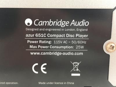 Cambridge Audio azur651C(プリメインアンプ)の新品/中古販売