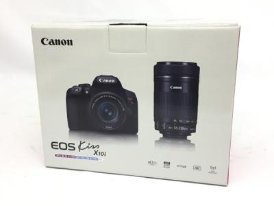 Canon EOS Kiss X10i 一眼レフ カメラ 18-55mm 55-250mm ダブル ズーム キット レンズ キヤノン