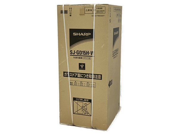 SHARP SJ-GD15H-W(冷蔵庫)-