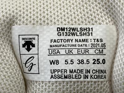お気に入り DESCENTE DM12WLSH31 G132WLSH31 ゴルフシューズ 25cm 靴