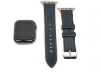 Apple Watch SE 44mm MYE32J/A Space Gray Alminium GPS オレンジベルト付 アップルウォッチ