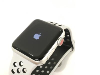 Apple Watch Nike+ Series 3 GPS+Cellularモデル 42mm MQME2J/A ピュアプラチナ/ブラックNikeスポーツバンド