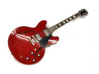 FERNANDES Burny SRSA-65 Cherry セミアコ エレキ ギター ハードケース付き バーニー チェリー レッド