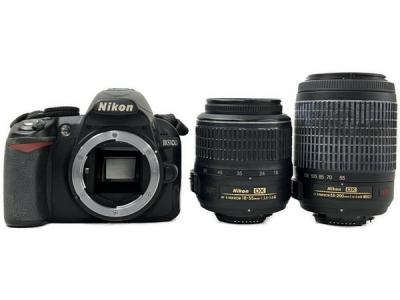 Nikon ニコン D40 18-55mm 55-200mm 一眼レフ セット - デジタルカメラ