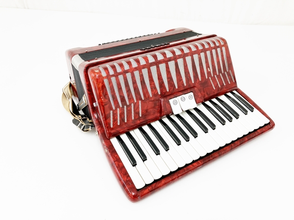 YAMAHA ヤマハ YA-48 アコーディオン ケース付き鍵盤楽器 - 鍵盤楽器