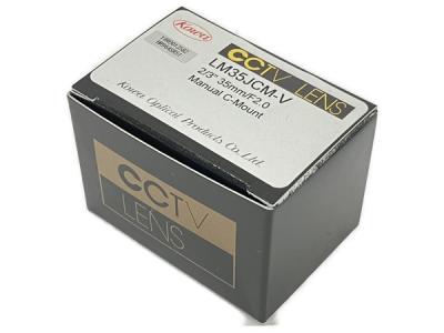 Kowa LM35JCM-V 2/3 35mm F2.0 耐振動 耐衝撃設計 メガピクセル対応 CCTV LENS レンズ
