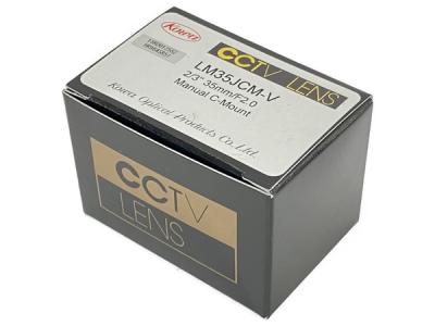 Kowa LM35JCM-V 2/3 35mm F2.0 耐振動 耐衝撃設計 メガピクセル対応 CCTV LENS レンズ