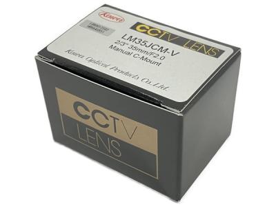 Kowa LM35JCM-V 2/3 35mm F2.0 耐振動 耐衝撃設計 メガピクセル対応 CCTV LENS レンズ