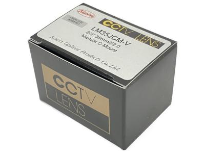 Kowa LM35JCM-V 2/3 35mm F2.0 耐振動 耐衝撃設計 メガピクセル対応 CCTV LENS レンズ