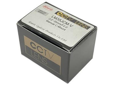 Kowa LM35JCM-V 2/3 35mm F2.0 耐振動 耐衝撃設計 メガピクセル対応 CCTV LENS レンズ