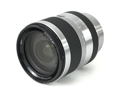 SONY ソニー E 18-200mm F3.5-6.3 OSS SEL18200 カメラレンズ ズーム 高倍率 シルバー