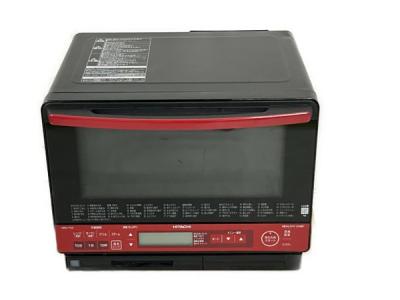 HITACHI 日立 MRO-TS8 2017年製 ヘルシーシェフ レッド 電子レンジ オーブンレンジ