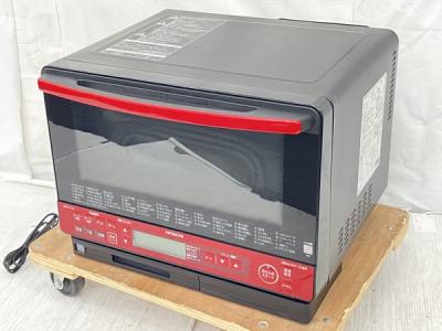 HITACHI 日立 MRO-TS8 2017年製 ヘルシーシェフ レッド 電子レンジ オーブンレンジ