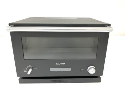 バルミューダ 18L フラット庫内オーブンレンジ BALMUDA The Range K04A-BK(ブラック)
