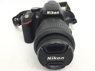 Nikon ニコン 一眼レフ D3200 ダブルズームキット ブラック デジタル カメラ D3200BKWZ