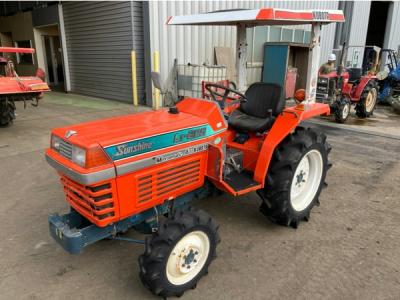 鳥取県 鳥取市 クボタ L1-205D トラクター 20馬力 4WD 1295H ロータリー付 KUBOTA 農機具 訳あり