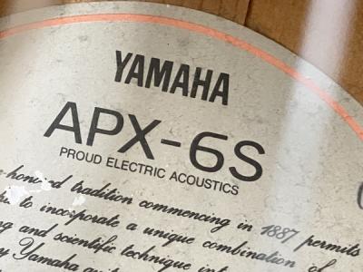 保証書/ケース付】YAWAHA APX-6SA-