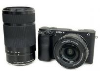 SONY ミラーレス一眼カメラ α6400 ILCE-6400 ILCE-6400Y ダブルズームレンズキット 4.5-6.3/55-210 3.5-5.6/PZ 16-50 OSSの買取