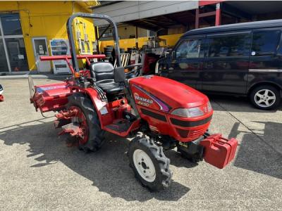 福岡県発 ヤンマー Ke-50 トラクター 15馬力 四駆 4WD 安全フレーム アタッチメント RSZ130 ロータリー 農用 乗用 直