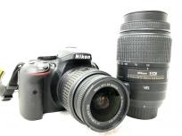 Nikon ニコン D5300 カメラ レンズ セット DX VR AF-S NIKKOR 18-55mm 1:3.5-5.6GII 55-300mm 1:4.5-5.6 G EDの買取