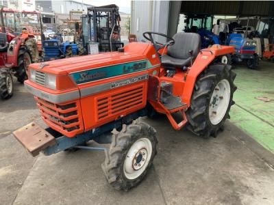 鳥取県 鳥取市 クボタ L1-205D トラクター 20馬力 4WD 1295H ロータリー付 KUBOTA 農機具 訳あり