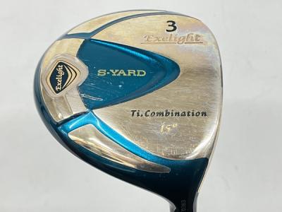 S-YARD Exelight チタンコンビネーション 3FW シャフト NEW DESIGNED GRAPHITE SHAFT