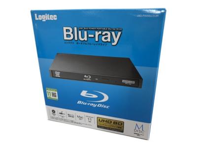 Logitec Blu-ray LBD-PWA6U3LBK コンパクト ポータブルブルーレイドライブ ロジテック 家電