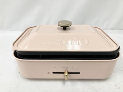 BRUNO ブルーノ BOE021-RD コンパクト ホットプレート 赤 キッチン家電 お得