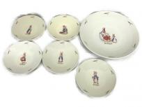 yamaka PETER RABBIT ピーターラビット PR10-407 プレートセット 大皿1枚 小皿5枚