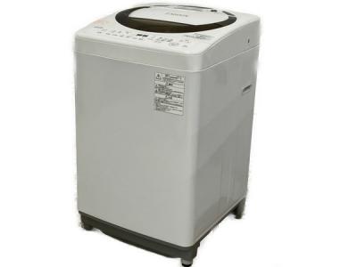 東芝 全自動 洗濯機 AW-6D6 洗濯 脱水 6kg 浸透ザブーン洗浄 楽 大型